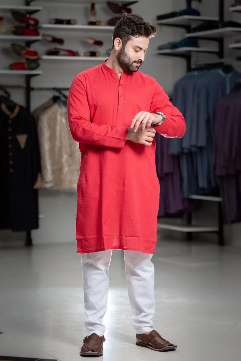 Imperial Red Kurta